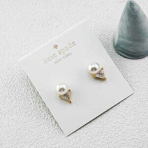 Kate Spade Pearl Inlaid Stud Earrings